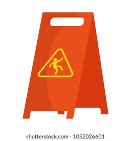 slippery floor sign icon
