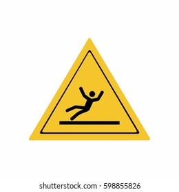 Slippery Floor Surface Sign Vector Design Stock Vector (Royalty Free ...