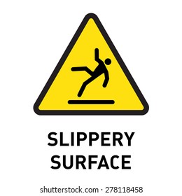 Thin Ice Warning Sign Vector Illustration Stock Vector (Royalty Free ...