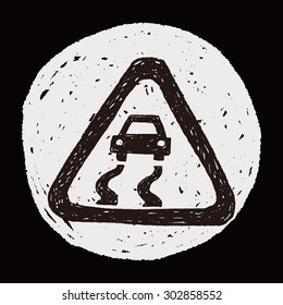 Slippery when wet doodle