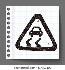 Slippery when wet doodle