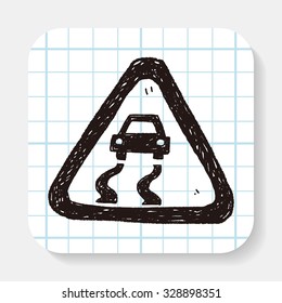 Slippery when wet doodle