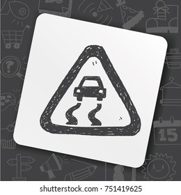 Slippery when wet doodle