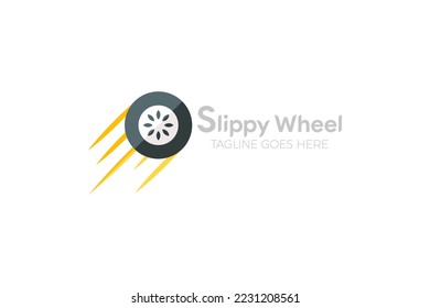 Slippy wheel logo for modern company. A modern logo