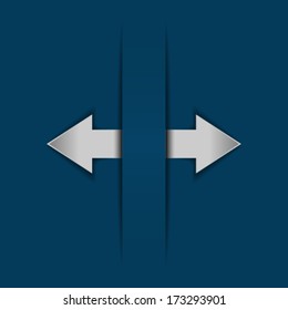 Slit Card With Arrows