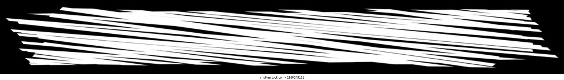 Slit, slash, fracture texture effect element