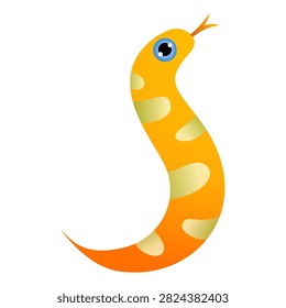 slithering reptile creature moving forward with curiosity and alertness