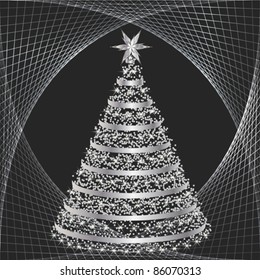 sliver christmas tree