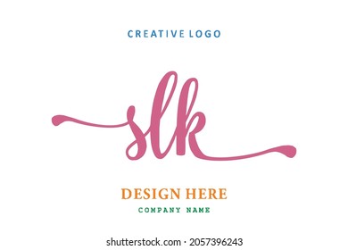 SLK lettering logo is simple, easy to understand and authoritative
