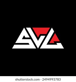 SLL triangle letter logo design with triangle shape. SLL triangle logo design monogram. SLL triangle vector logo template with red color. SLL triangular logo Simple, Elegant, and Luxurious design.
