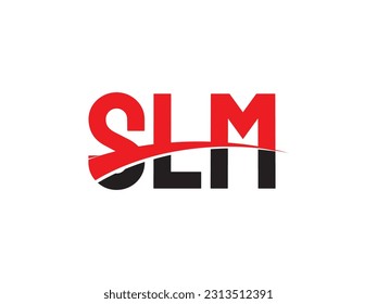 SLM Letter Initial Logo Design Vector Illustration