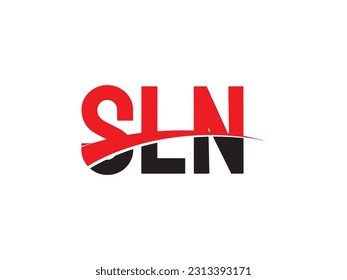 SLN Letter Initial Logo Design Vector Illustration