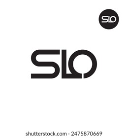 SLO Logo Letter Monogram Design
