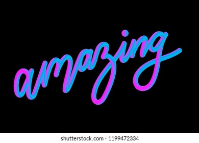 slogan Amazing phrase graphic vector Print Fashion lettering