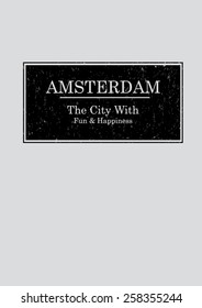 Slogan artwork for t-shirts and other uses in vector