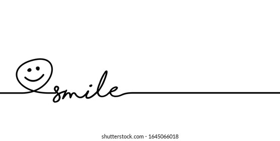 Slogan by happy and smile every day World smiling month Drawing emotion symbol Vector draw success relax quotes Relaxing and chill, motivation, inspiration message moment concept lazy ideas emoji time