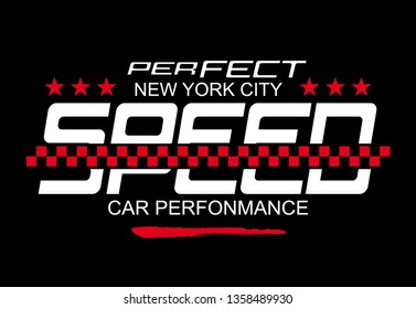 slogan car speed illustration