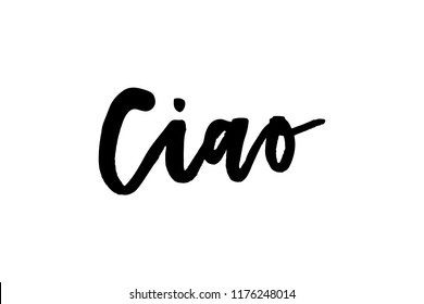 slogan Ciao phrase graphic vector Print Fashion lettering