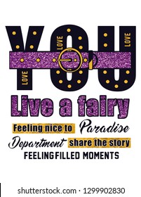 slogan design print