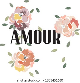 slogan floral print floral pattern watercolor flowers