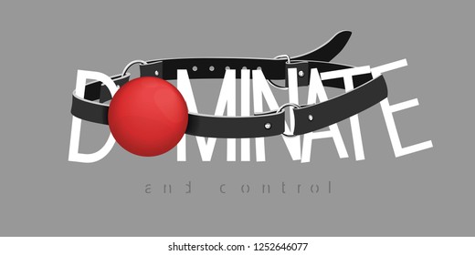 slogan with gag