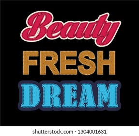 Slogan graphic for Fashion