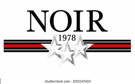 slogan graphic with stripe