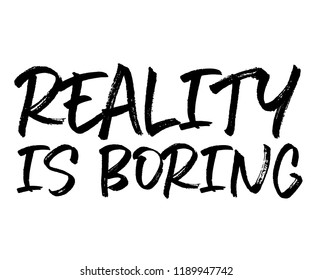 Slogan graphic for t-shirt