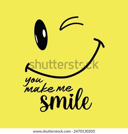 Similar – Image, Stock Photo Keep smiling!