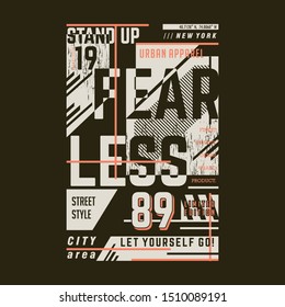 slogan graphic urban typography  vector design t shirt