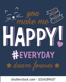 slogan graphics for t-shirts