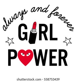 slogan graphics for t-shirts,girl power