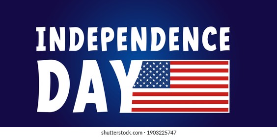 Slogan happy fourth of july, independence day 4th July. United Sates of America flag, memorial day. Vector party quotes for relaxing and chill in USA. Holiday or vacation. Patriotic banner