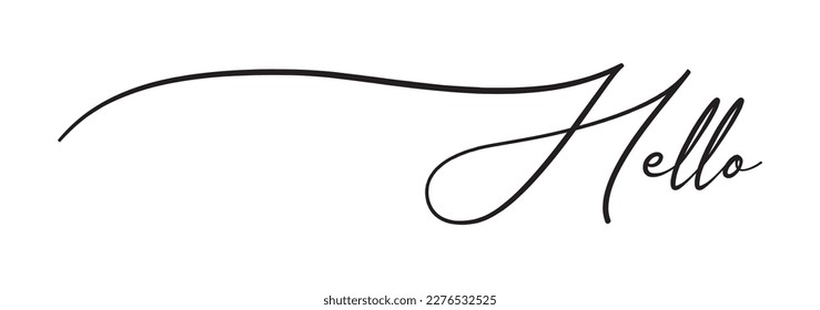 Slogan hello. World hello day, Vector success quotes for banner or wallpaper. Relaxing and chill, motivation and inspiration message concept.