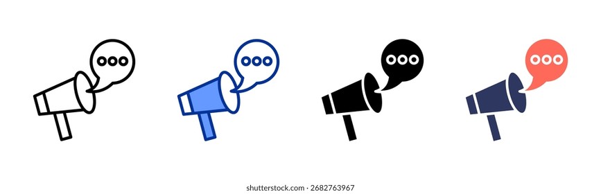 Slogan ícone folha coleção de vários estilos