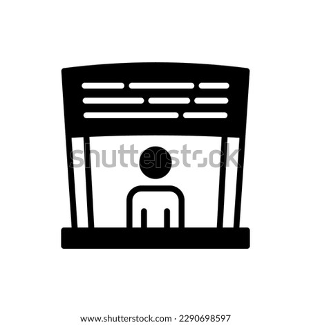 Slogan icon in vector. Illustration