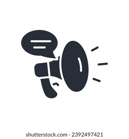 slogan icon. vector.Editable stroke.linear style sign for use web design,logo.Symbol illustration.