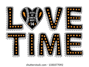 slogan for love time