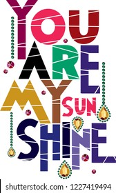 slogan lovely graphic design and cute flowers graphic design print for tee and t shirt and fabric