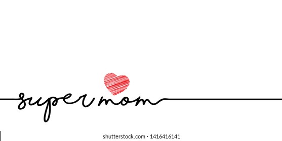 Slogan mama is my hero Super mom or mommy for mothers day ideas. Funny vector best quotes for banner or wallpaper Happy motivation and inspiration message concept Mama bear Breast cancer Women's Day svg