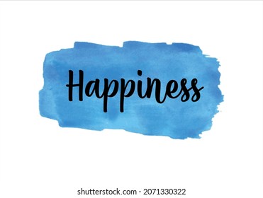 Slogan on watercolor brush pattern vector design