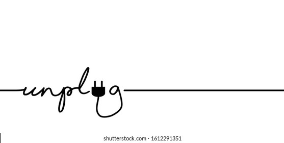 Slogan oops I'm so sorry. Funny vector electric quotes for motivation, networking internet concept Page not found, 404 error. Offline or online day and unplugged sign Under construction, broken cable