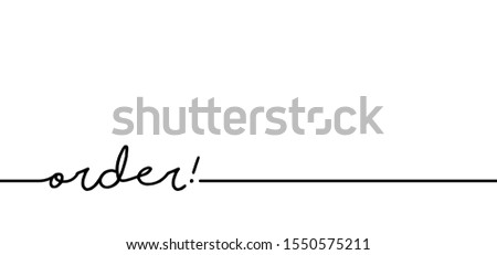 Slogan order ecommerce and delivery service concept. Social media, big sale offer price for online shopping banner Mega sale tag shops on internet Discount holding shopper bags Funny vector web quotes