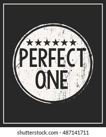 Slogan print graphic. For t-shirt or other uses,in vector.