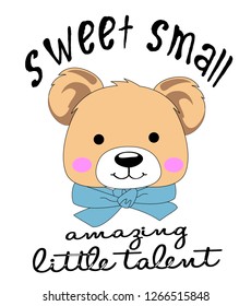 Slogan print for t-shirt graphic, vector