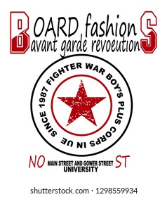 Slogan print for t-shirt graphic,vector