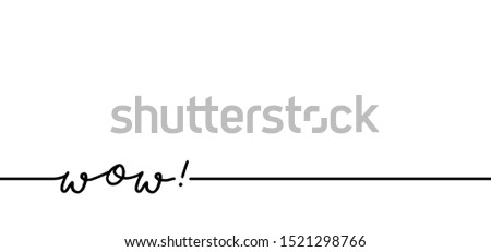 Slogan quote says omg or wow woo cool success successful amazed amazed surprised shocked new Vector icon icons sig signs fun funny comic line pattern draw drawing emotion emotional line pattern