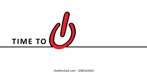 Slogan or quote time to quit or don't quit or do it now. Cartoon vector exit, i quit icon or pictogram. Positive, inspiration, motivation concept symbol.
