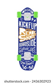slogan ready skate vector design for t-shirt