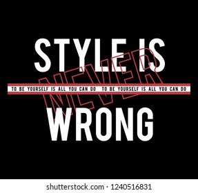 Slogan, Style Illustration Graphic Vector. - Vector